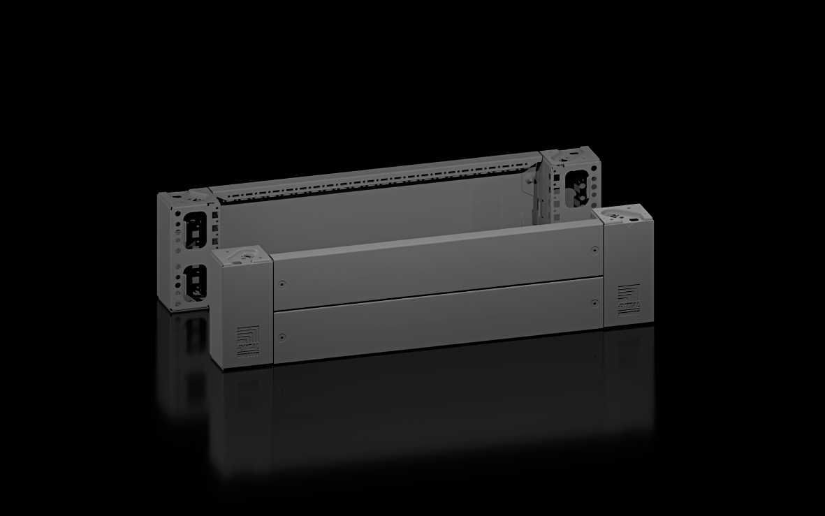 Rittal - VX Sokkel inkl foran/bak pane