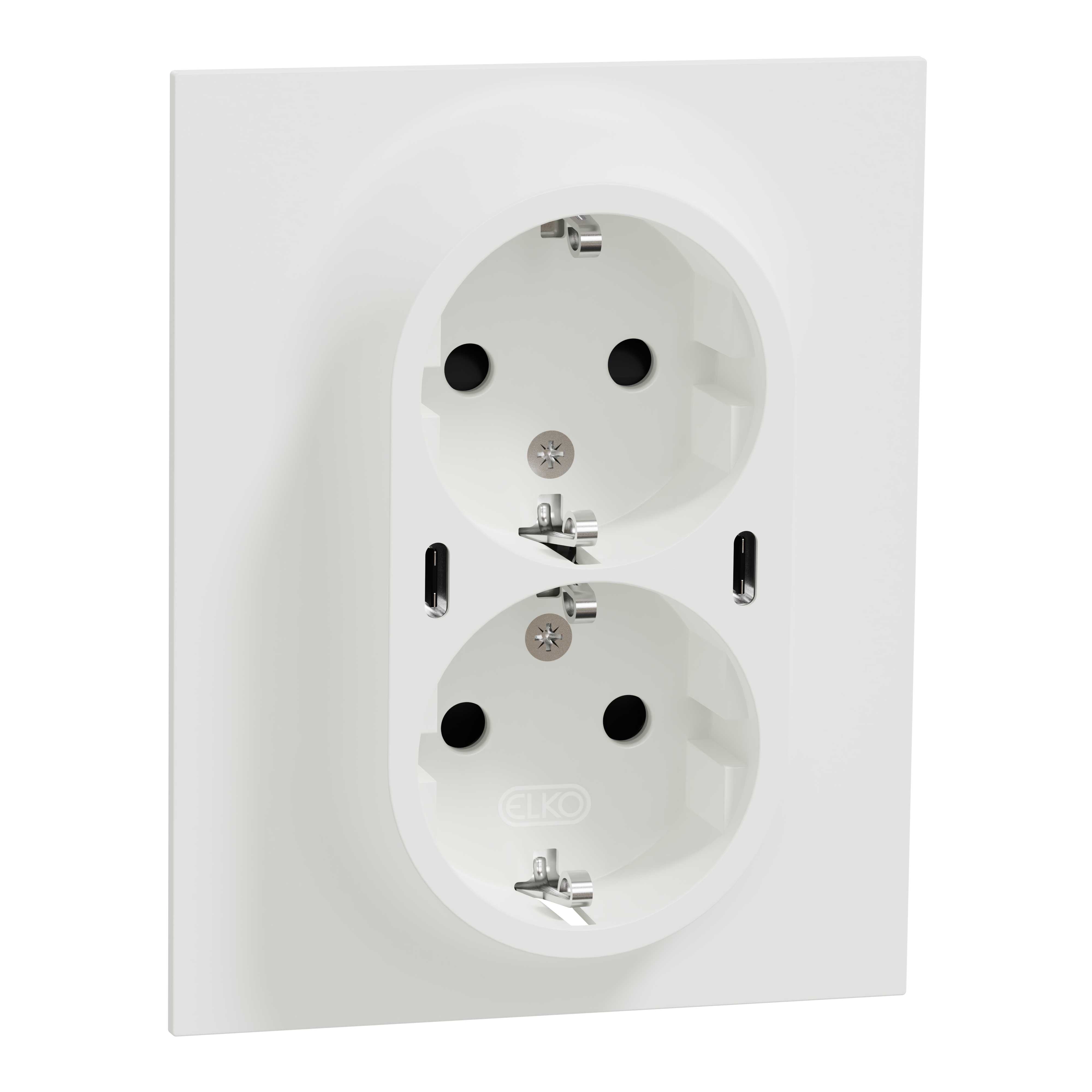 ELKO - ELKO One - Dobbelstikk 2x USB C PD lader