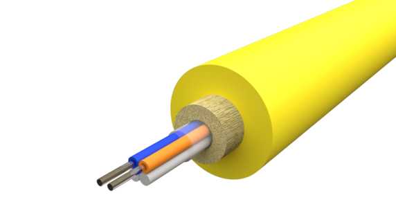 Melbye - 4F Blåsefiber 1,6mm G657A1 Gu