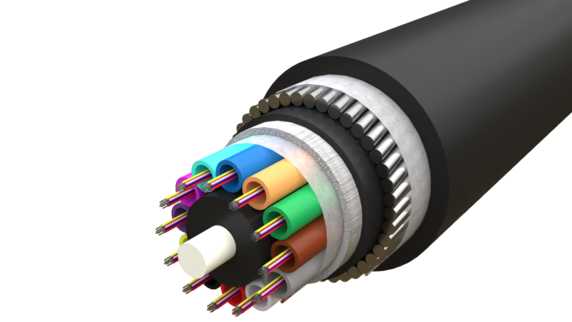 Melbye - 144F Sjøkabel SM 19,2mm G652D QERE