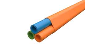 Melbye - Fiberrør DBB 3x16/12mm Orange HDPE 1000m/tr