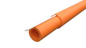 Melbye - Fiberrør DBB 1X16/10mm+søketråd Ø 0,8mm CU 1000m/tr
