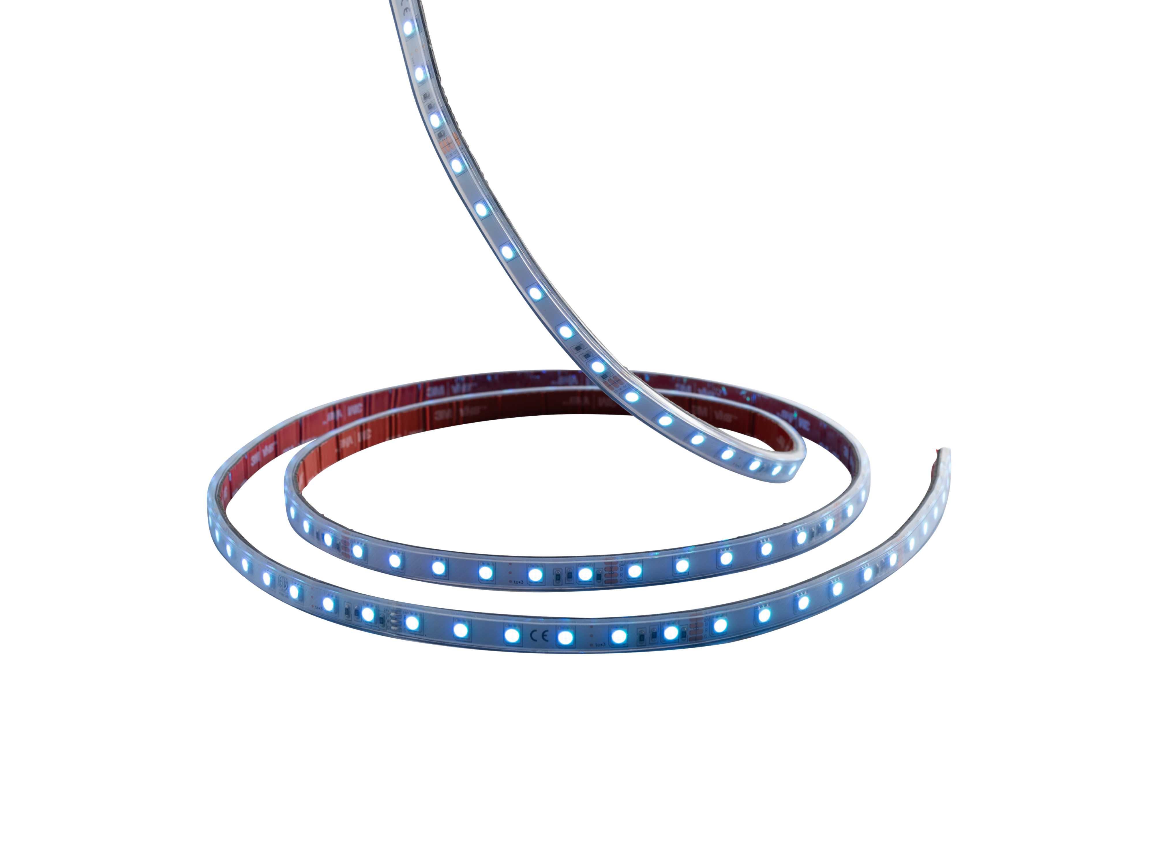 Hide-a-lite - LEDstrip 24V IP67 RGB 5 m, 120°, 370 lm/m, 10,6 W/m. RGB. Levetid L70 50 000h.
