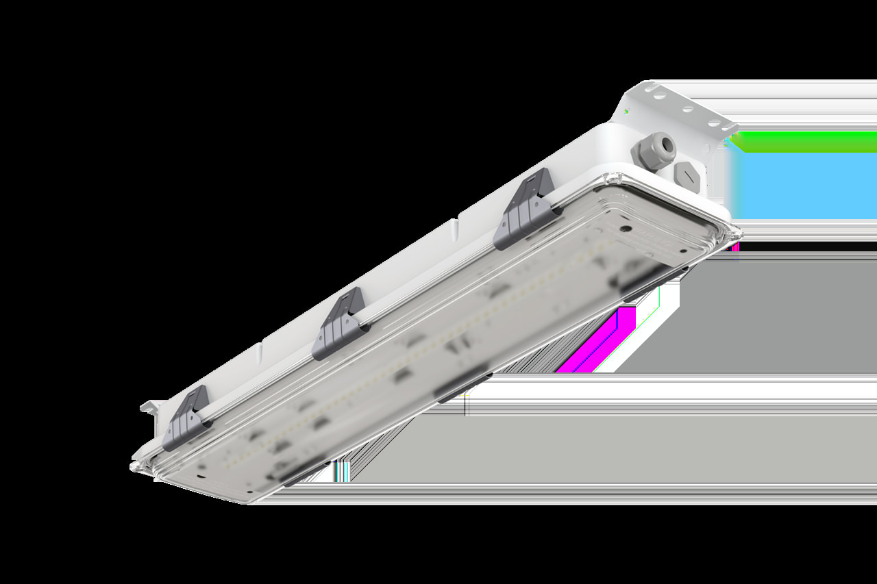 Glamox - MIRZ67-600mm G2 2500LM 840 IP66/67 IK10 TW GJ.KOBLING