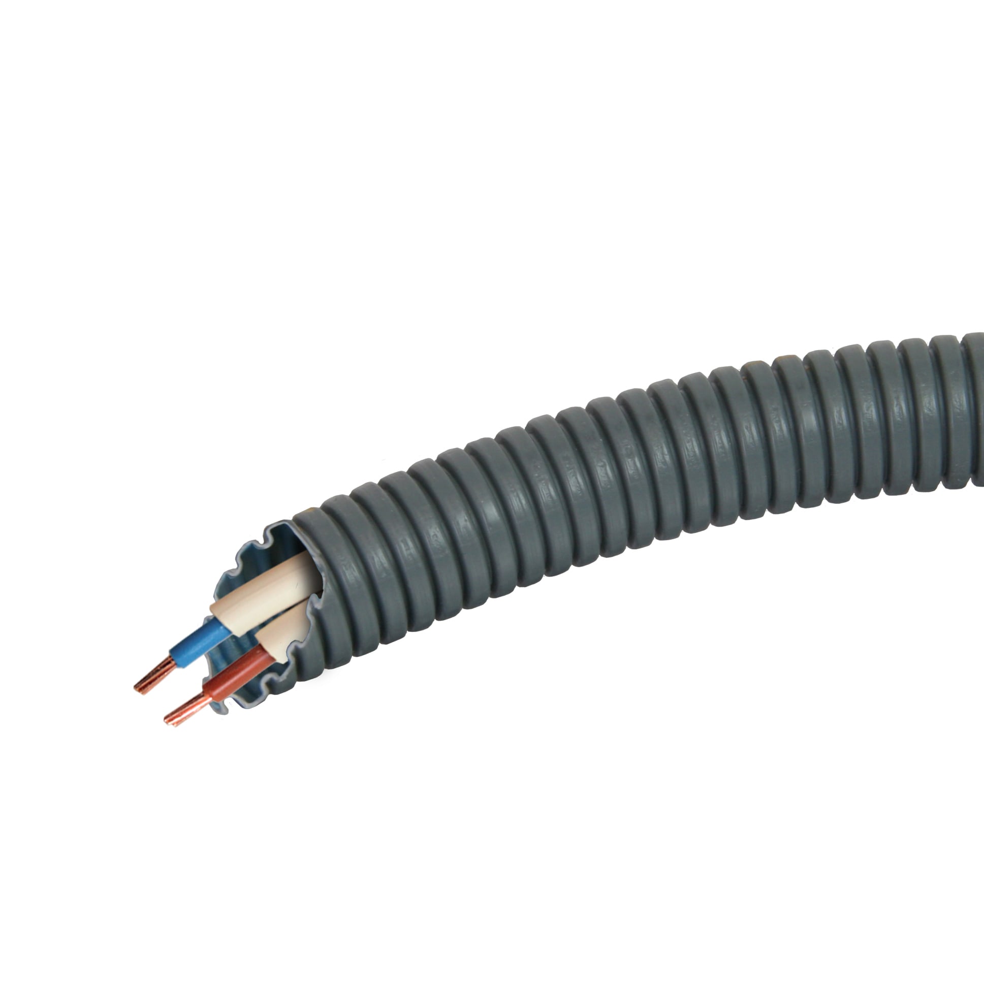 Pipelife - 16mm Powerline m/FKX 90 2x1,5 - 100m, hvit