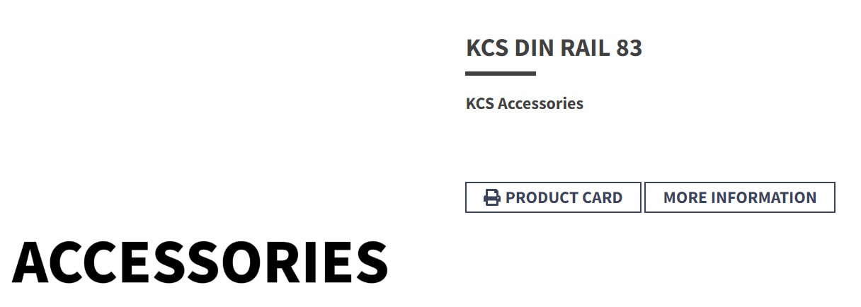 Philip Hauge - KCS DIN RAIL 83