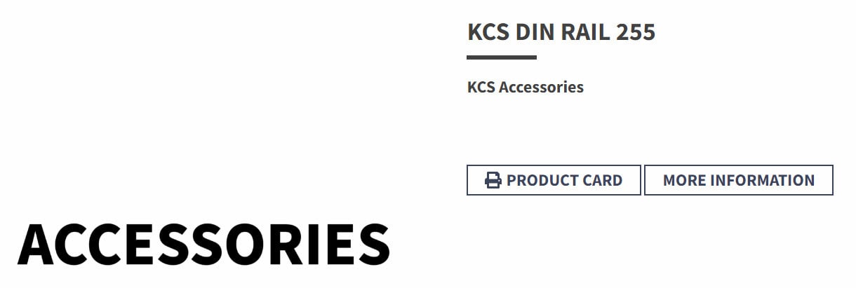 Philip Hauge - KCS DIN RAIL 255