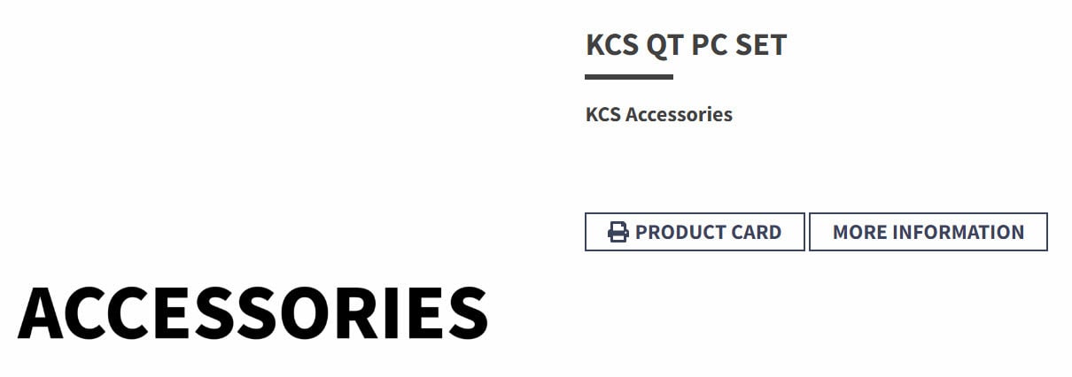 Philip Hauge - KCS QT PC SET Of 4 pc Polycar