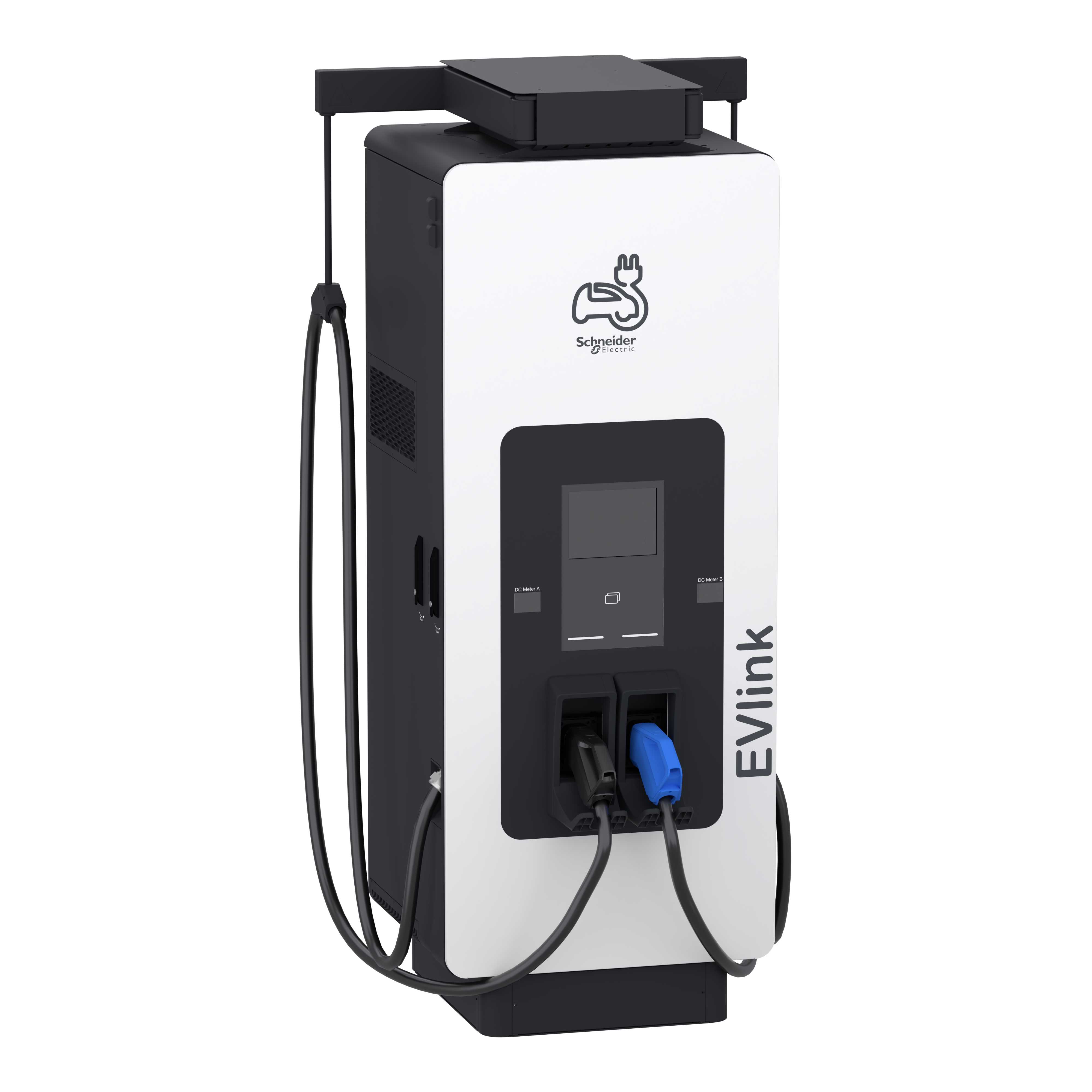 Schneider Electric - Hurtiglader, EVlink Pro DC, 150kW, CCS2 + CHAdeMO-kontakter, gulvstående