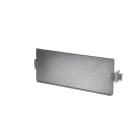 ABB Electrification - Gemini modulær montasjeplate i galvanisert stål, H=300mm, B=318mm, D=2mm, 18 mod, 2M, skap str.2-3
