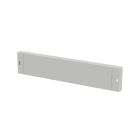 ABB Electrification - Gemini blindavdekning i plast, H=75mm, B=500mm, D=19mm, 24 mod, IP40, RAL 7035, 1/2M, skap str. 2-3