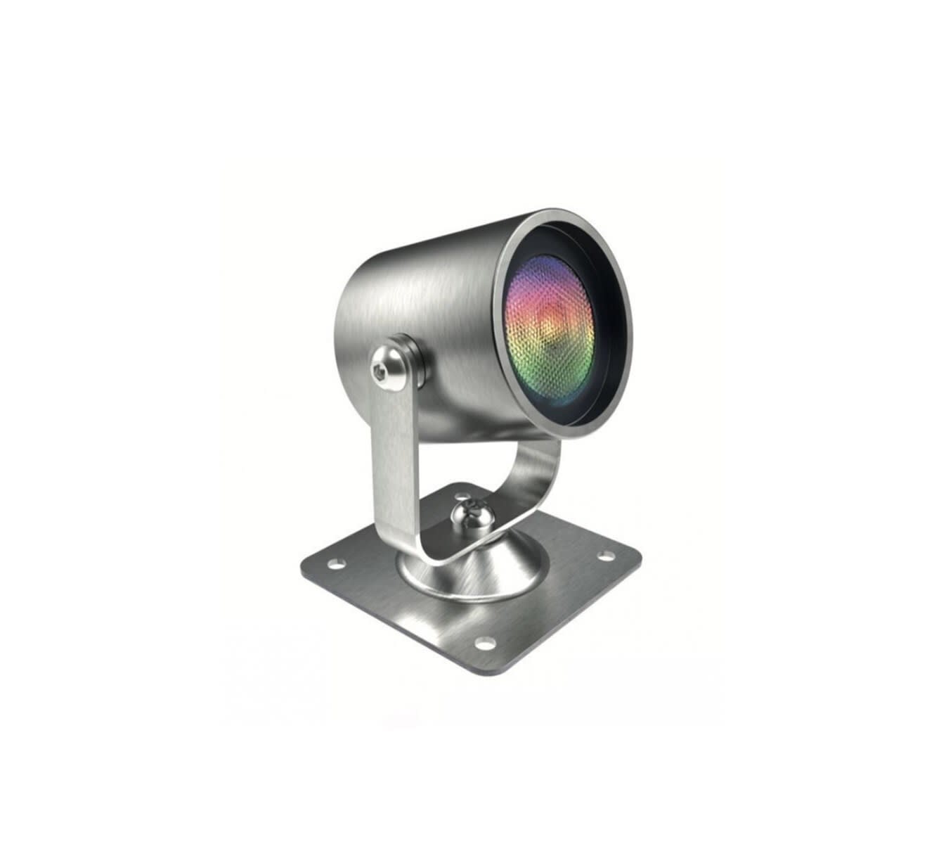Q-Light - FIOL RGB 3W Spot IP68 SUS316 350mA 10°linse ex/driver m/br
