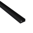 Q-Light - Q-Line LED profil 1 sort Aluprofil L2000mm H8mm B17mm