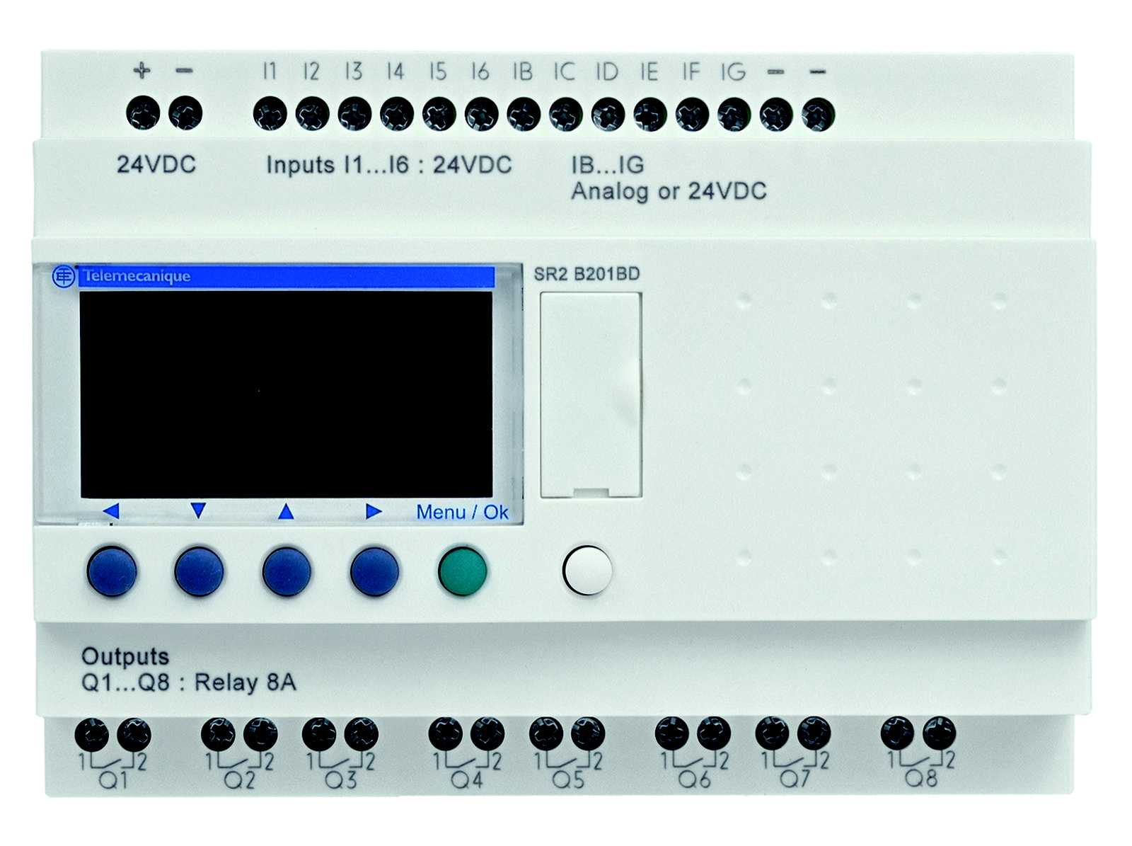 Schneider Electric - Zelio 12/8 I/O relé m/ur 24VDC