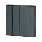 Eaton Electric - 4felts vippe, matt sort - CWIZ-04/09