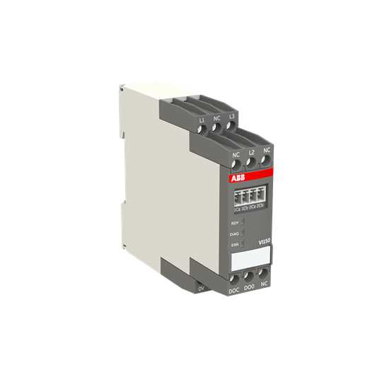 ABB Electrification - Spenningsmodul V150-FBP.0 for UMC100.3 For jordede nett (TN), 150-690V Muliggjør spenning og effekt