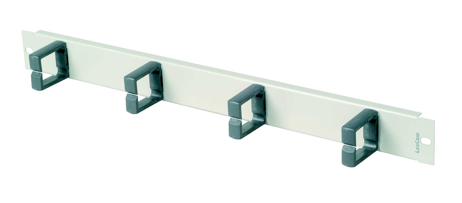 Schneider Electric - NSYCRTM1U40BG Patcheguide 1U, 4 bøyler