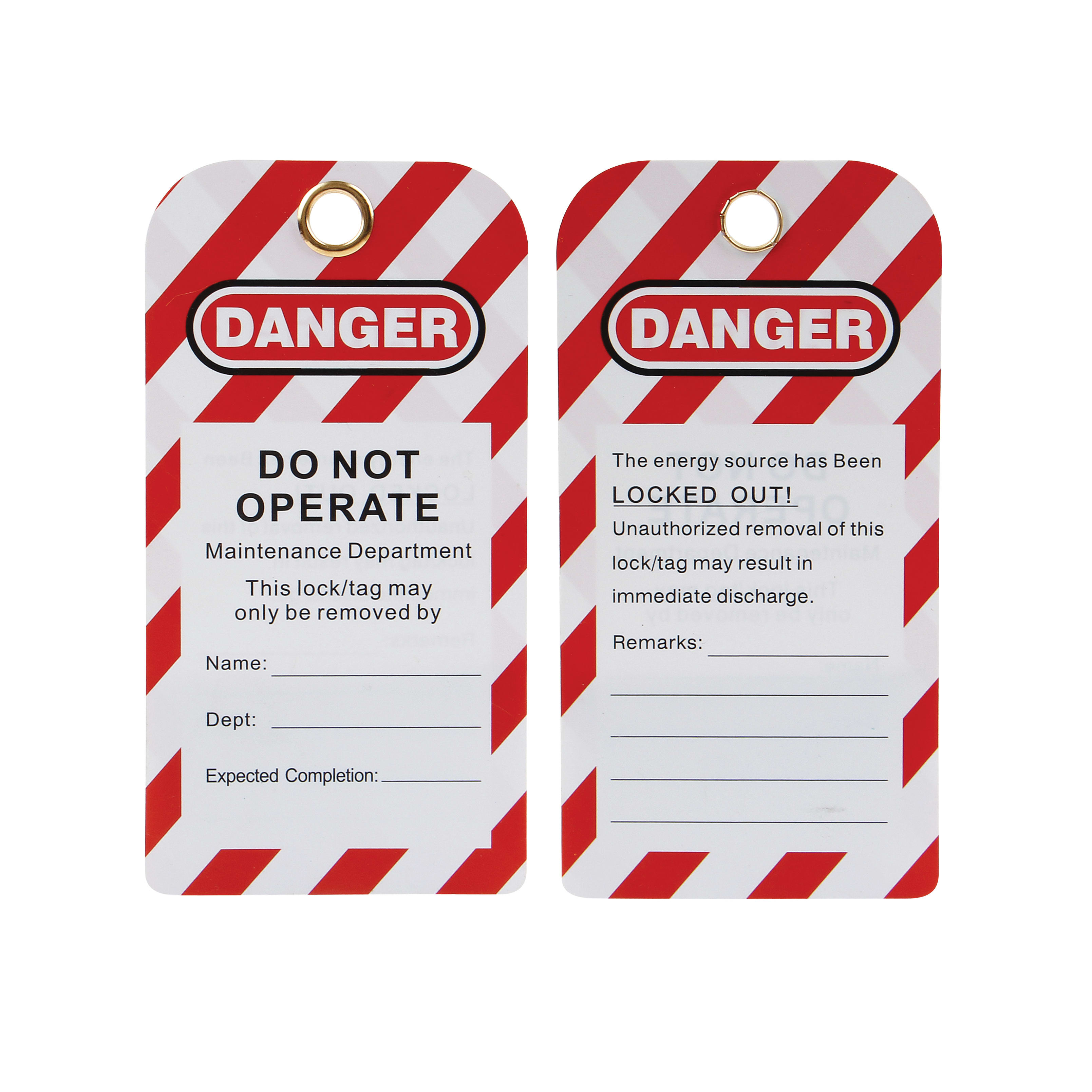 Gylling teknikk - Tag -Do not operate- Rød/h