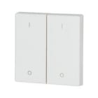 Eaton Electric - Vippe dobbel, signalhvit, 1/0 - CWIZ-02/48