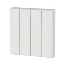 Eaton Electric - Vippe 4felts, signalhvit - CWIZ-04/38