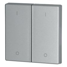 Eaton Electric - Glanset vippe sølv Dobbel - 1/0 - CWIZ-02/43