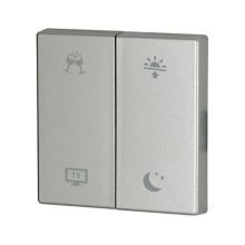 Eaton Electric - Matt sølv dobbel, Morgen/Kvel