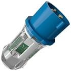 Mennekes - 3527,16A4p9h 230V Plugg med Fasefølge tester IP44