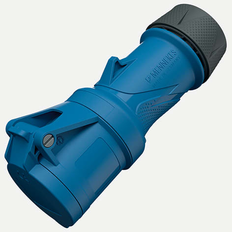 Mennekes - 14502,Skjøtekontakt PowerTOP Xtra 16A3P 6H230V IP54