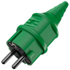 Mennekes - 10841,16A 230V Plugg Schuko IP44 grønn