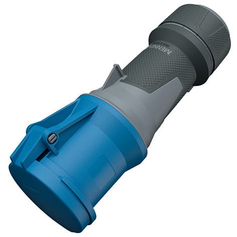 Mennekes - 14105,63A4P 9H230V Skjøtekontakt PowerTopXtra IP44 med X-contact