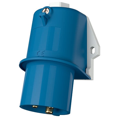 Mennekes - 844,16A3P 6H230V Veggmontert apparat Inntak IP44. Liten