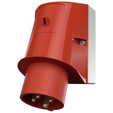 Mennekes - 348,32A4P 6H400V Veggmontert apparat Inntak IP44