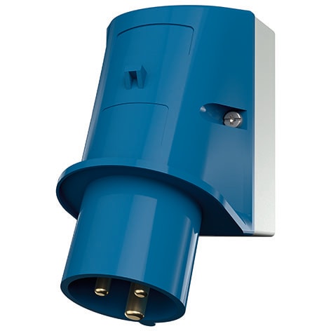 Mennekes - 332,16A3P 6H230V Veggmontert apparat Inntak IP44