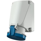 Mennekes - 1140A,63A4P 9H230V Veggmontert apparat Uttak IP44 med X-contact