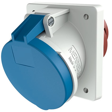 Mennekes - 1150A,63A4P 9H230V Panelmontert apparat Uttak IP44 med X-contact