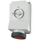 Mennekes - 5113A,63A5p6h 400V Veggmontert Uttak DUO Block IP67 med X-contact
