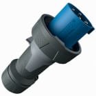 Mennekes - 13205,63A4P 9H230V Plugg PowerTopXtra IP67 med forniklede kontakter.