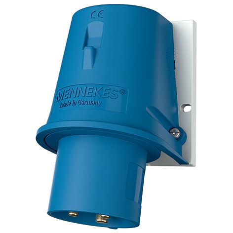 Mennekes - 802,32A3p6h 230V Veggmontert apparat Inntak IP44. Liten