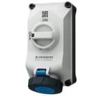 Mennekes - 5604409G, 32A4p9h 230V Veggmontert Uttak DUO block IP67