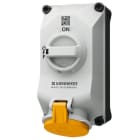 Mennekes - 5603404G, 32A4p4h 110V Veggmontert Uttak DUO block IP44