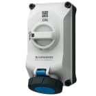 Mennekes - 5604306N, 32A3p6h 230V Veggmontert Uttak DUO block IP67