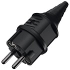 Mennekes - 10754,16A2P+E 230V SCHUKO-Plugg svart IP 44