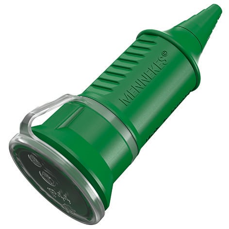 Mennekes - 10846,16A2P+E 230V SCHUKO-skjøt grønn IP 44
