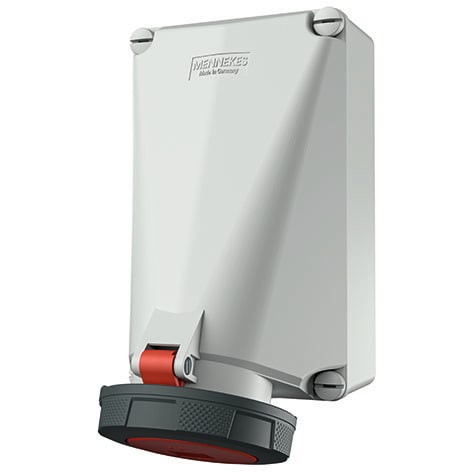 Mennekes - 139,125A4P 6H400V Veggmontert apparat Uttak IP67