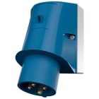Mennekes - 3345,32A4p9h 230V Veggmontert apparat Inntak m/Fasevender IP44