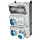 Mennekes - 936100, AMAXX, 230V, 1stk CEE, 2stk SCHUKO, IP67