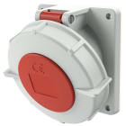 Mennekes - 1808, 32A5P 6H400V Panelmontert uttak IP67. Hurtigkobling.