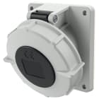 Mennekes - 1804,32A4P 9H230V Panelmontert uttak IP67. Hurtigkobling.