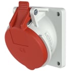 Mennekes - 3093,16A5P 6H400V Panelmontert uttak IP 44 FL. 85 x 85 mm BH. 70 x 70 mm