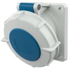 Mennekes - 905,16A3P 6H230V Panelmontert uttak, IP 67 FL. 85 x 85 mm BH. 70 x 70 mm